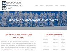 Tablet Screenshot of beechwoodchiropractic.com